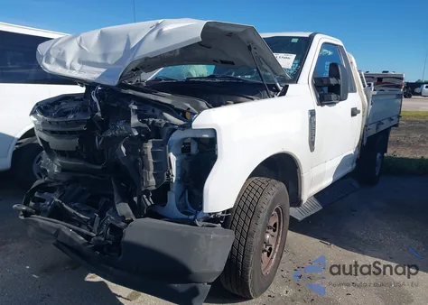 2021 Ford F-250 Xl из США, поврежденный, VIN 1FDBF2A68MED31600